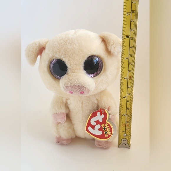 Ty Beanie Boos - PIGGLEY the Pig (2016 - Retired) 6" Brand New with Tags - Picture 8 of 10